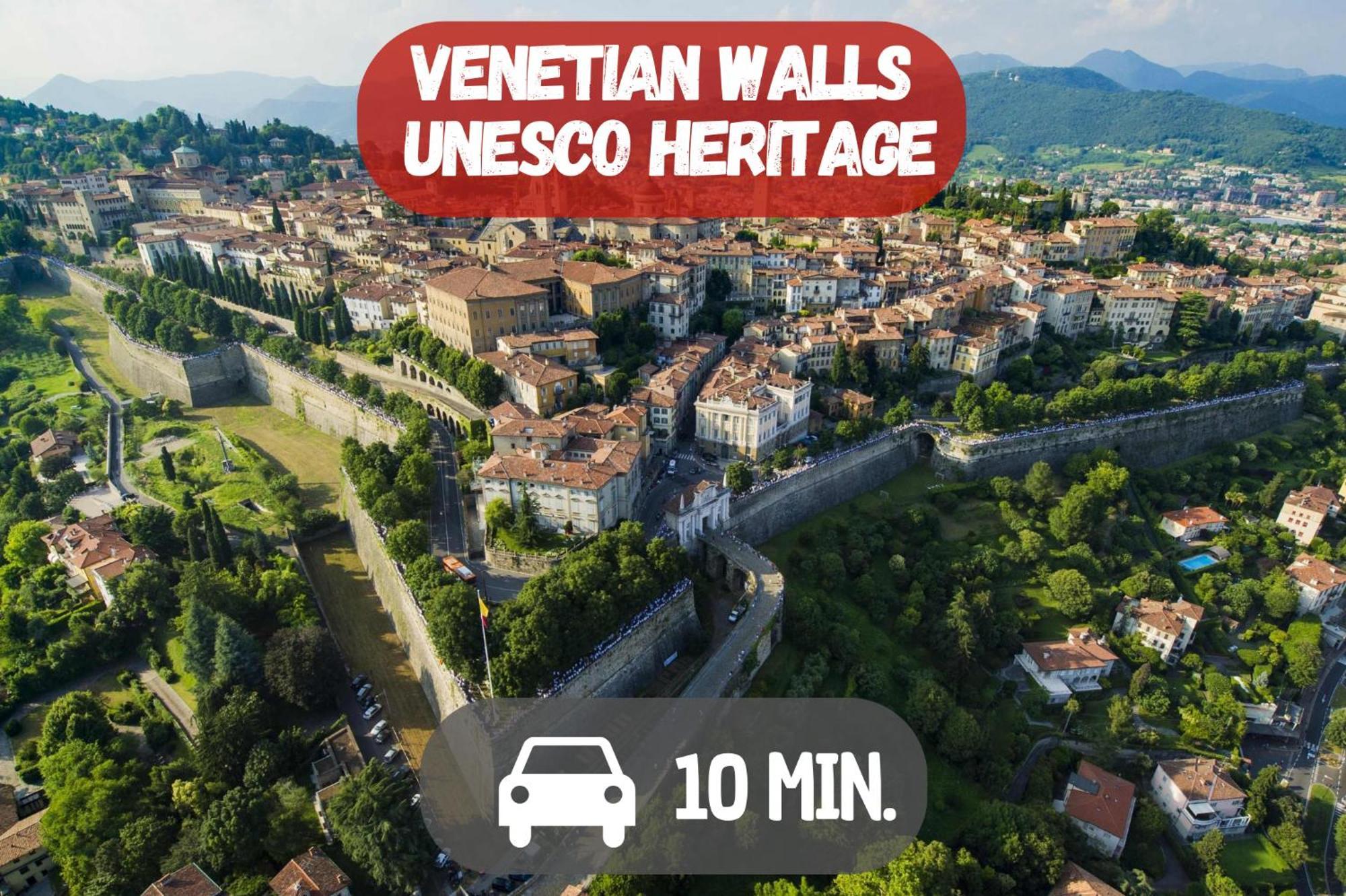 10' From The Venetian Walls, Luxury House With Spa Бергамо Екстериор снимка